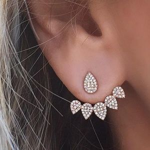 Tear Drop Earrings, Gold